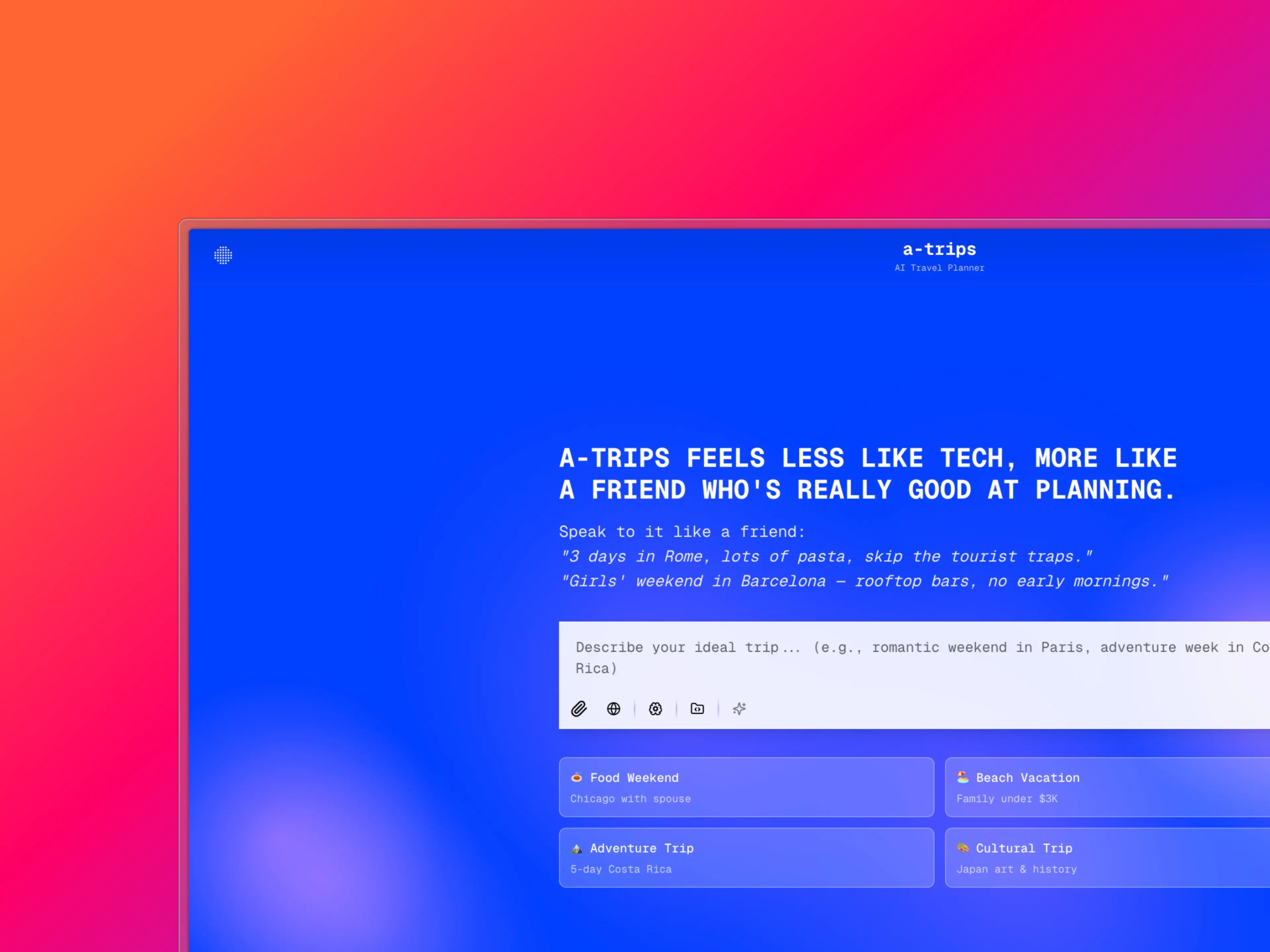 A-Trips — AI Travel Planning Assistant